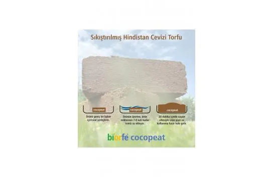 Premium Cocopeat 5 kg Compressed Coconut Peat