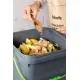 3 Kg Bokashi Whole Wheat 18 L Compost Bucket Set of Two - Green